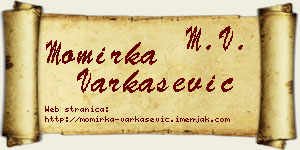 Momirka Varkašević vizit kartica